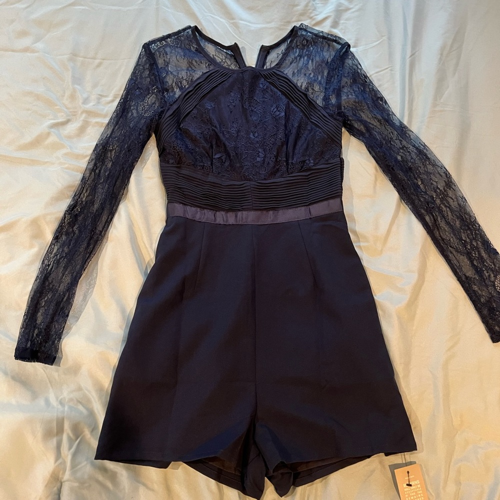 Blue romper